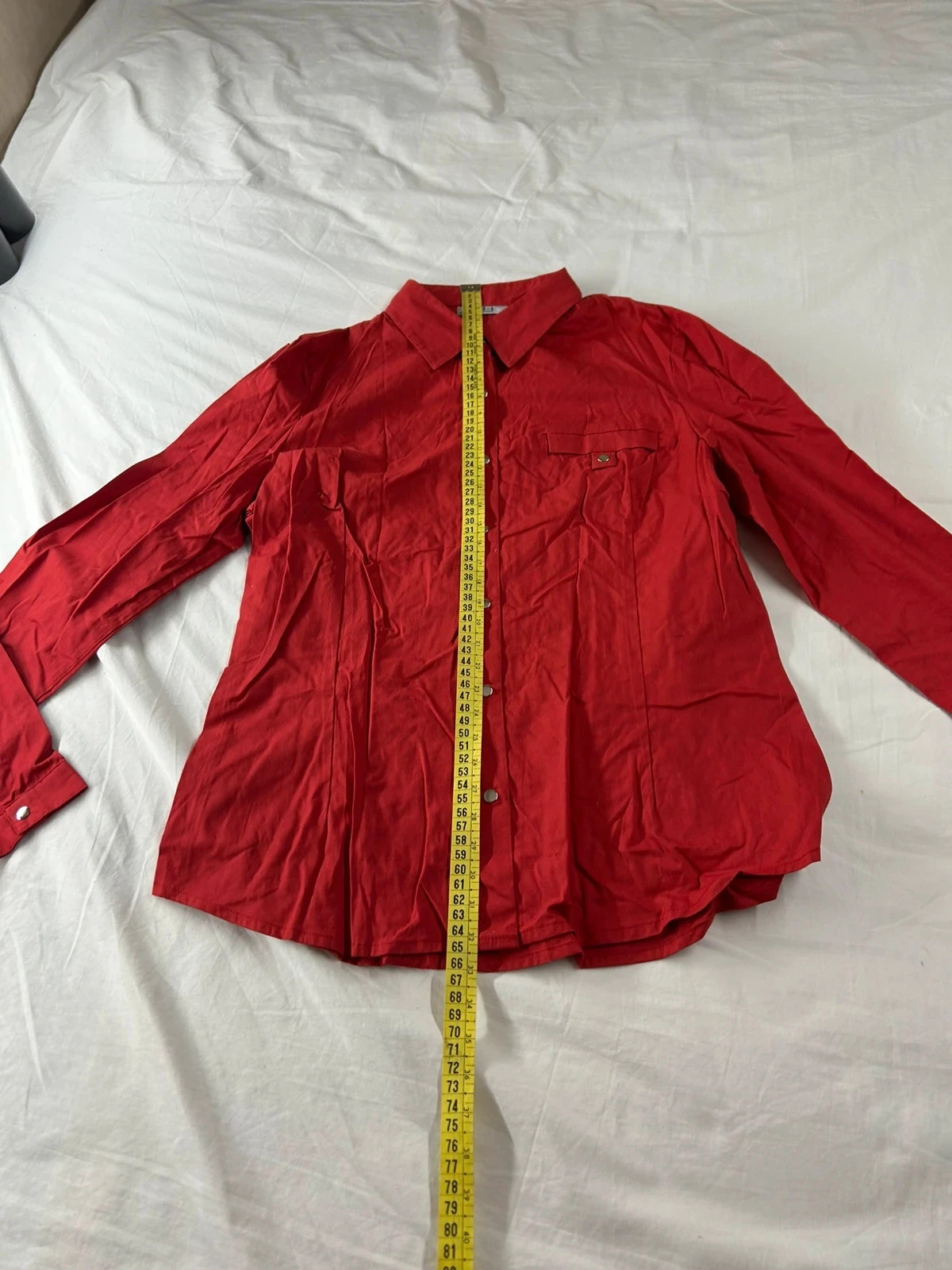 Chemise rouge vintage rh rene hazan – photo 9